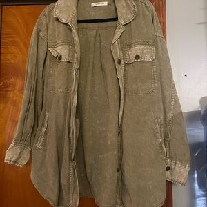 Olive Green Corduroy Jacket
